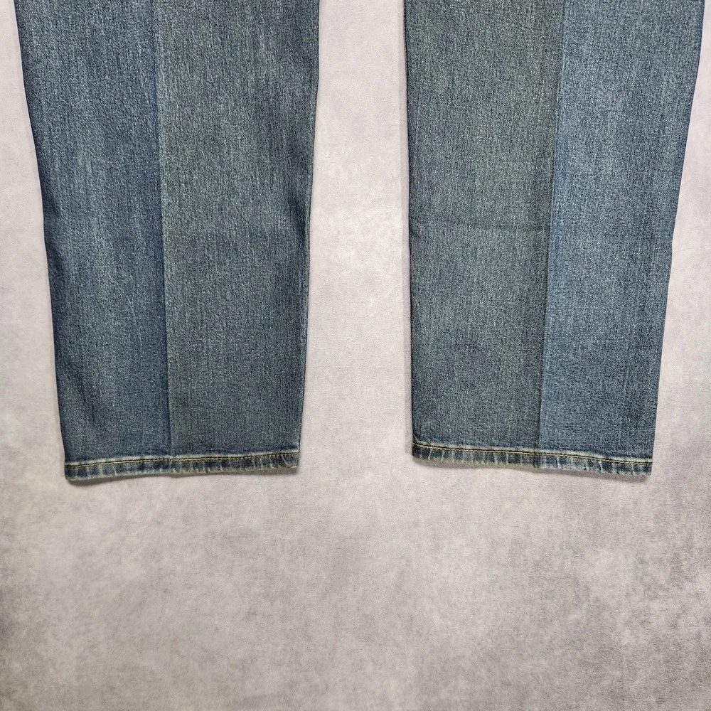 Levis 505 Regular Fit Jeans Mens 40x30 Blue‎ Straight Leg Iron Creased